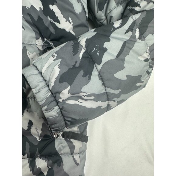 The North Face Jacket Youth 18/20 XL Reversible Winter Coat Camo Black - Picture 3 of 12